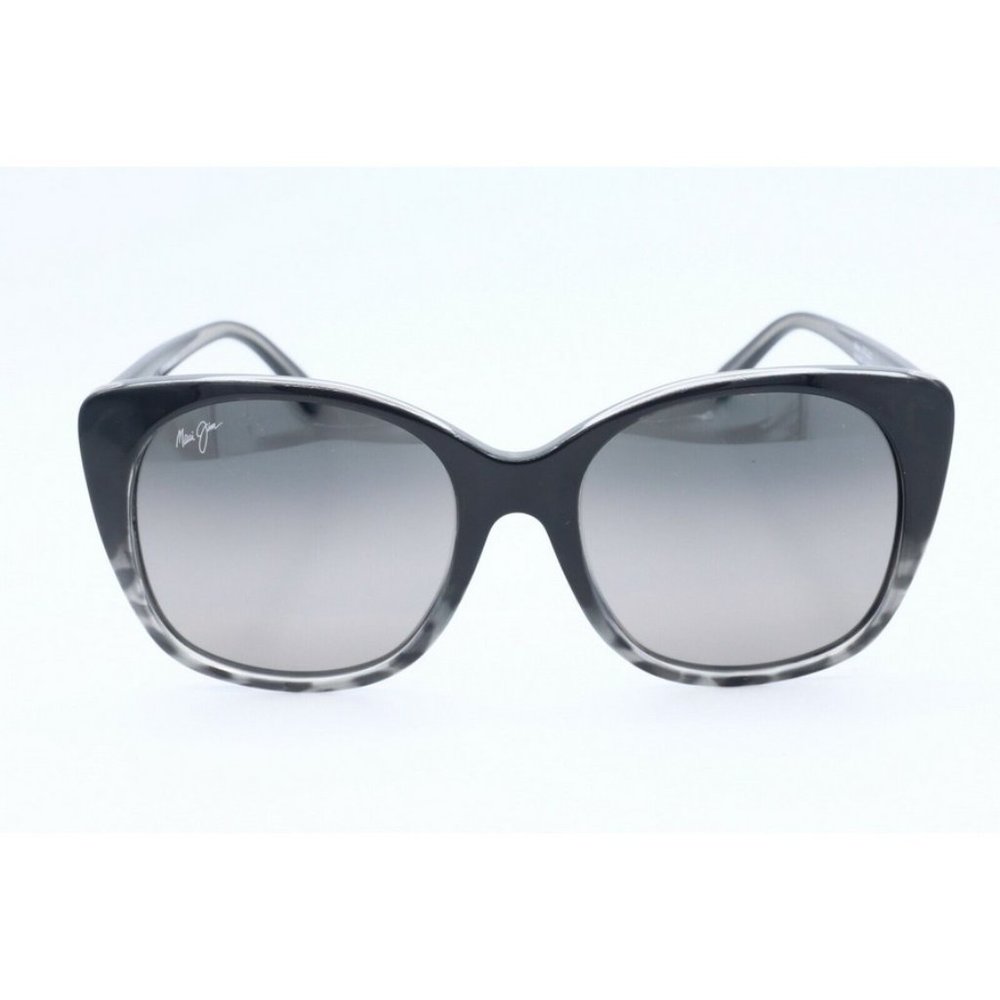 Maui Jim Mele MJ 794-02GT Black Butterfly Sunglasses Gray Polarized Lenses (B) - Picture 2 of 6